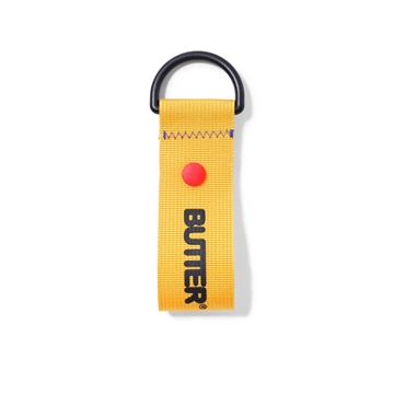 Butter Goods Wove Taping Keychain Yellow